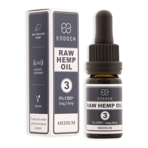 Сурово конопено масло Endoca 3% CBD+CBDa – 10 ml