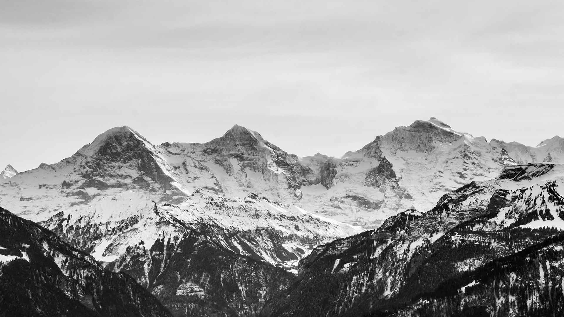 Планински пейзаж от визуалната серия на Alpinium